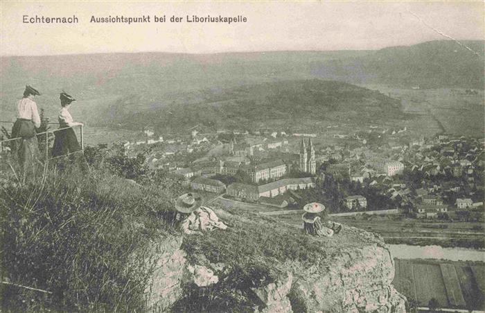 Echternach Luxembourg Aussichtspunkt bei der Liboriuskapelle