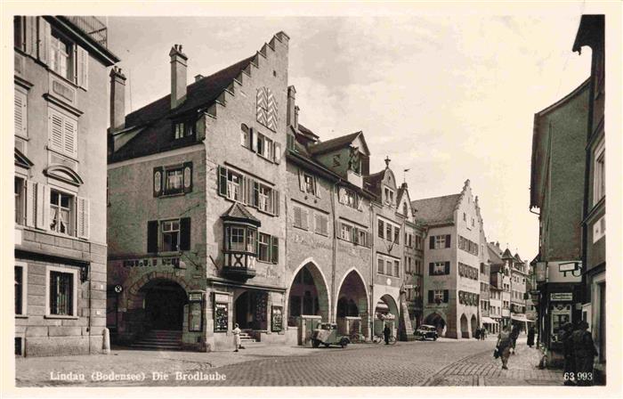 LINDAU Bodensee Die Brodlaube Altstadt
