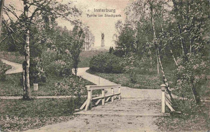 INSTERBURG Tschernjachowsk Kaliningrad RU Partie im Stadtpark