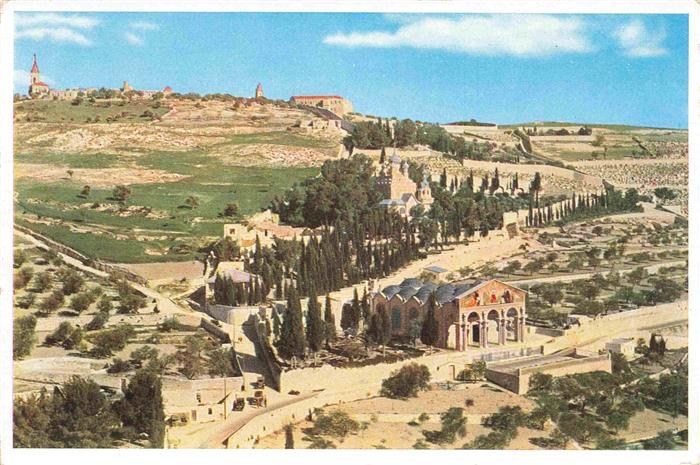 Jerusalem Yerushalayim Israel Mount of Olives with the Church and Garden of Get