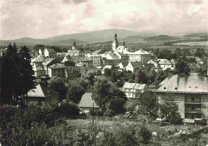 Rymarov Roemerstadt CZ Stadtpanorama