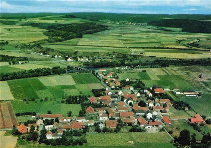 Mehlen Edertal Fliegeraufnahme