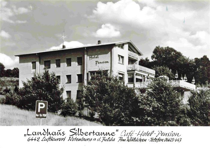 Rotenburg Fulda Landhaus Silbertanne Café Hotel Pension