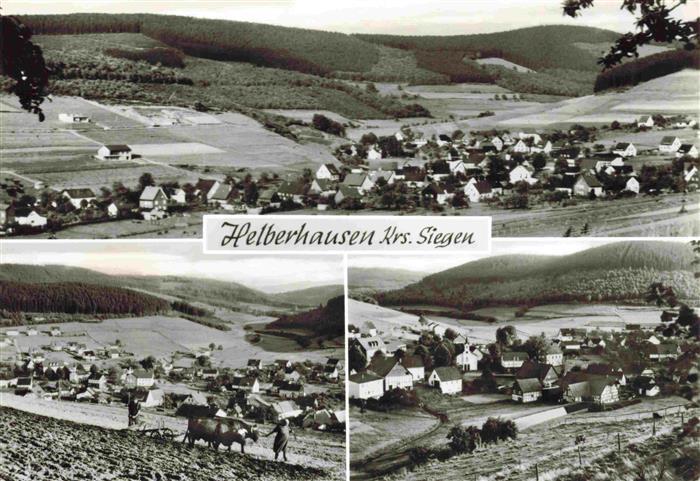Helberhausen Hilchenbach NRW Panorama Gesamtansicht Landwirtschaft