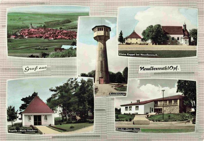 Neualbenreuth Panorama Aussichtsturm Kleine Koppel Kapelle Maria Frieden Bruder-