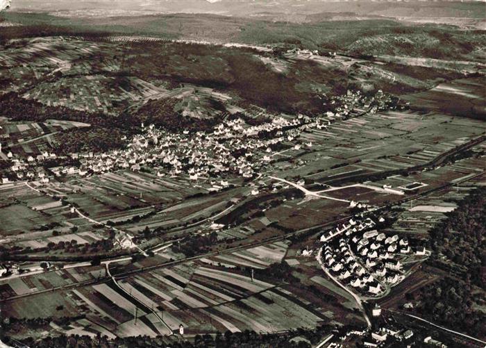 Geradstetten Remshalden BW Fliegeraufnahme