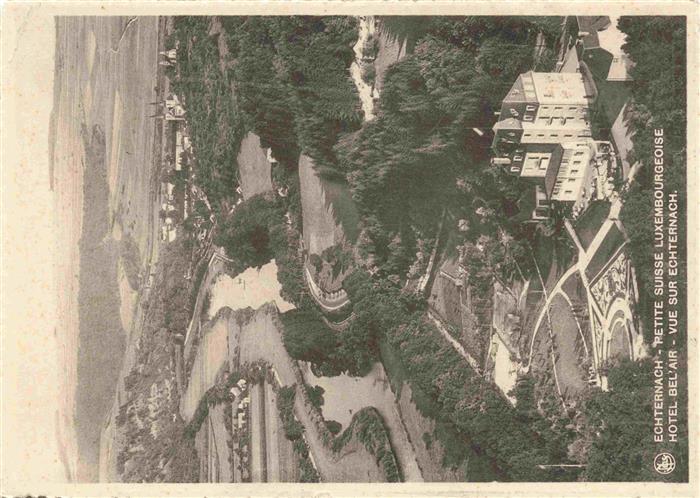 Echternach Luxembourg Vue aérienne Hôtel Bel'Air