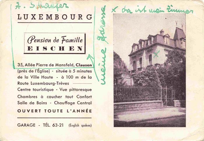 LUXEMBOURG Luxemburg Pension de Famille Eischen