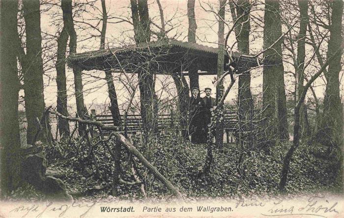 Woerrstadt Rheinland-Pfalz Partie aus dem Wallgraben