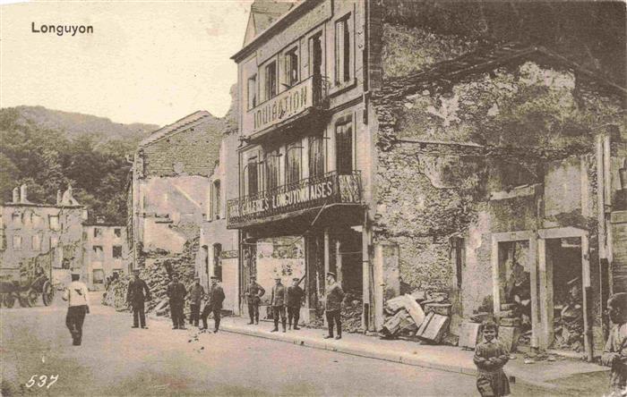Longuyon 54 Meurthe-et-Moselle Strassenpartie