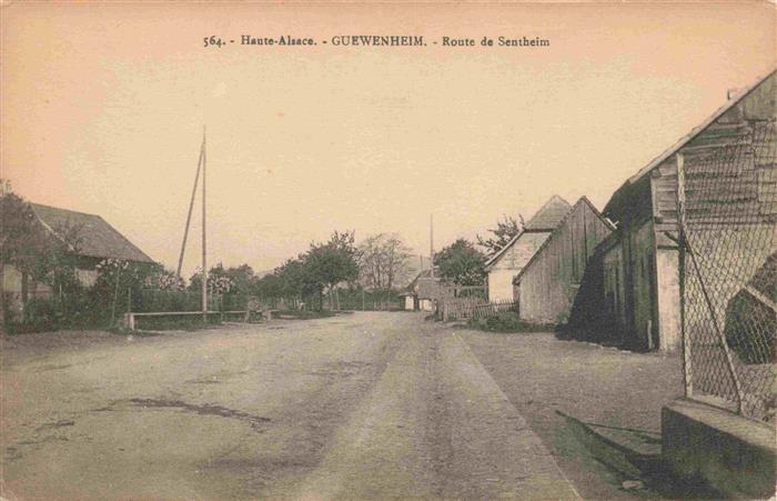 Guewenheim Gewenheim 68 Haut-Rhin Route de Sentheim