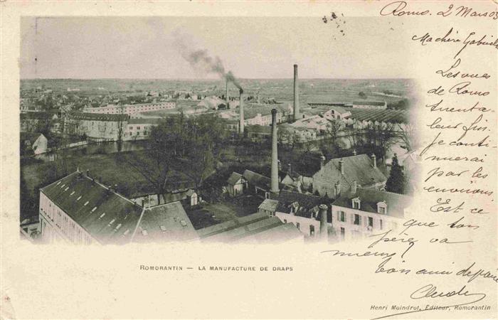 Romorantin-Lanthenay 41 Loir-et-Cher La Manufacture de Draps