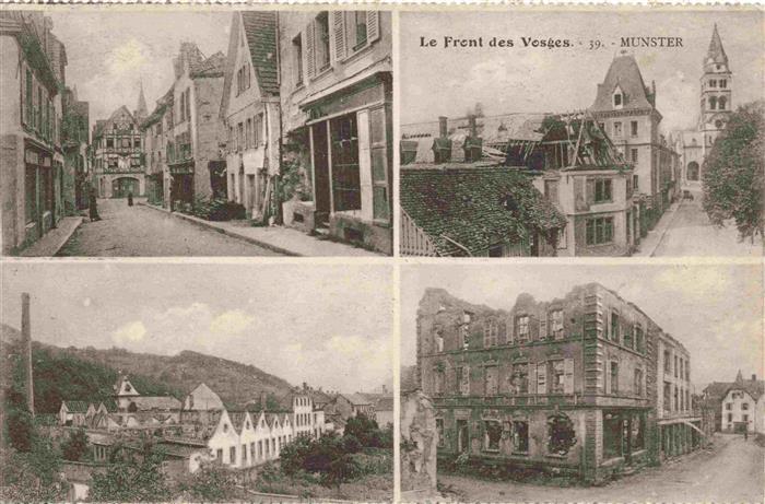 Muenster  Elsass Munster 68 Alsace Haut-Rhin Ortspartien