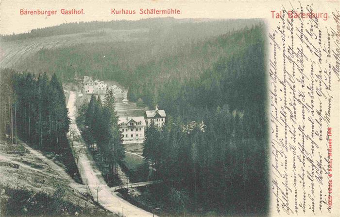 Baerenburg Sachsen Baerenburger Gasthof Kurhaus Schaefermuehle