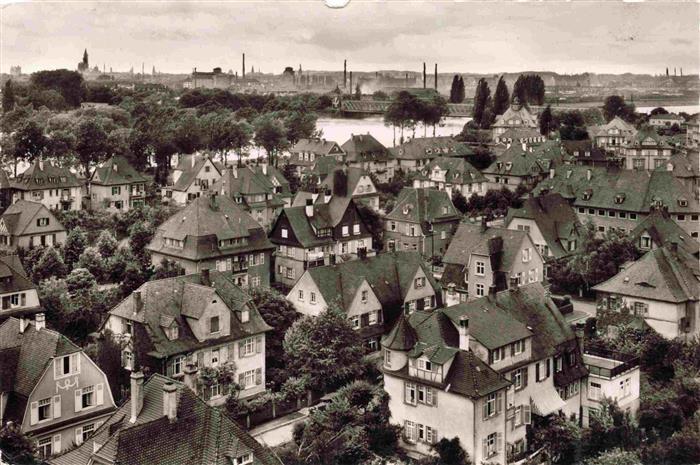 Kehl Rhein mit Blick nach Strasburg