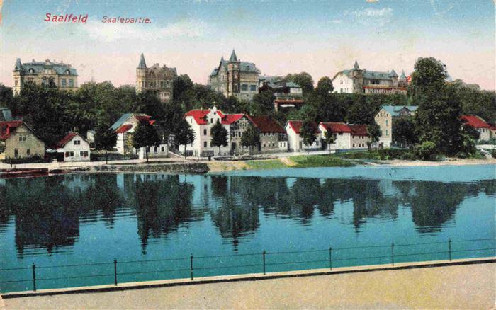 Saalfeld Saale Thueringen Saalepartie