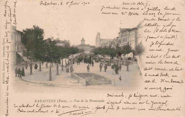 Rabastens 81 Tarn Vue de la Promenade