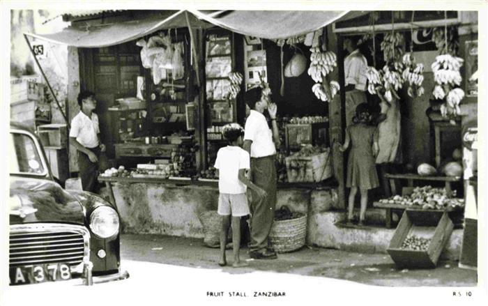 Zanzibar Sansibar Tanzania Fruit Stall