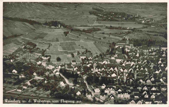 Weinsberg BW an der Weibertreu Fliegeraufnahme