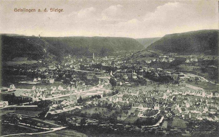 Geislingen  Steige Fliegeraufnahme Feldpost
