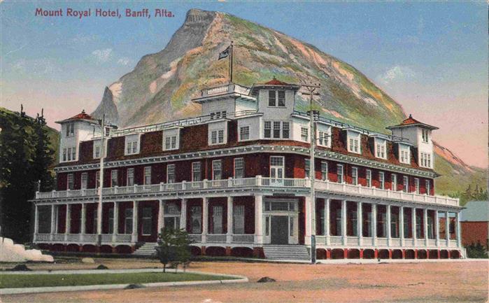 Banff  Alberta Canada Mount Royal Hotel