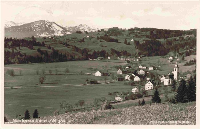 Niedersonthofen Waltenhofen Bayern Panorama
