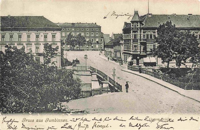 GUMBINNEN Goesev Gussew Oblast Kaliningrad RU Grosse Bruecke