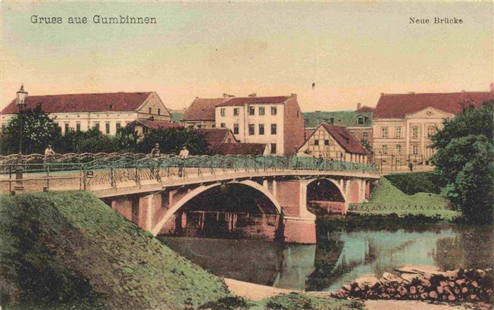 GUMBINNEN Goesev Gussew Oblast Kaliningrad RU Neue Bruecke