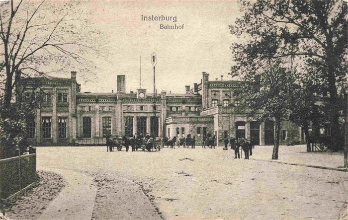 INSTERBURG Tschernjachowsk Kaliningrad RU Bahnhof Feldpost