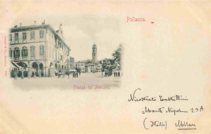 Pallanza Lago Maggiore Piemonte IT Piazza del Mercato