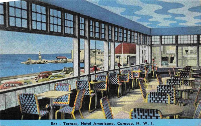 Curacao Niederlaendische Antillen Bar Terrace Hotel Americano