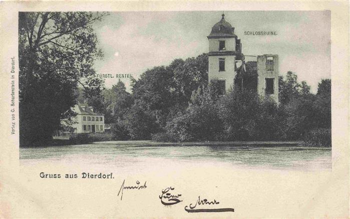 Dierdorf Rheinland-Pfalz Fuerstl Rentiel Schlossruine