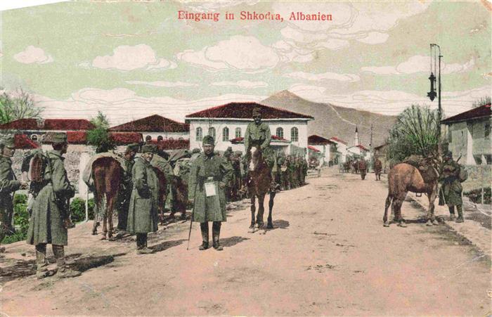 Shkodra Scutari Albania Ortseingang