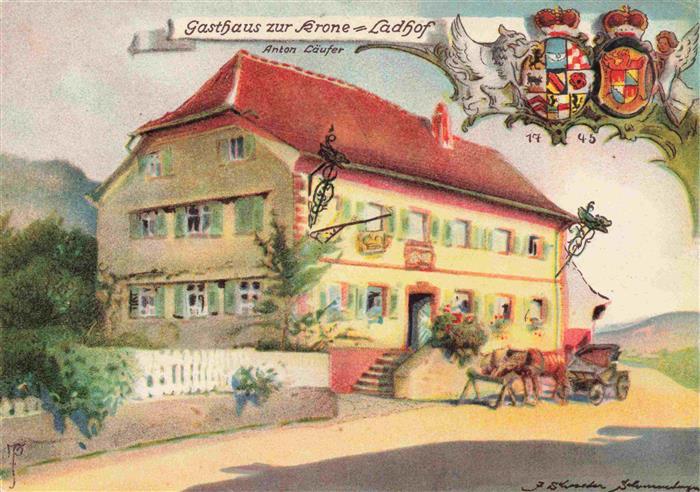 Unterprechtal Elzach BW Gasthaus zur Krone Ladhof