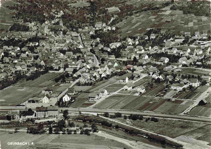 Grunbach Remshalden BW Fliegeraufnahme