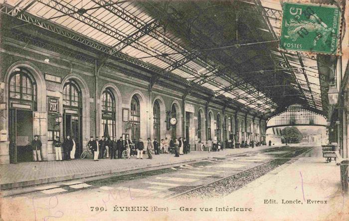EVREUX 27 Eure Gare vue intérieure