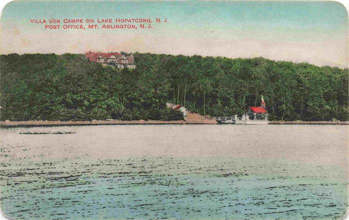 Hopatcong New Jersey USA Villa von Campe on Lake Hopatcong