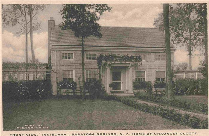 Saratoga Springs New York USA Inniscara Home of Chauncey Olcott