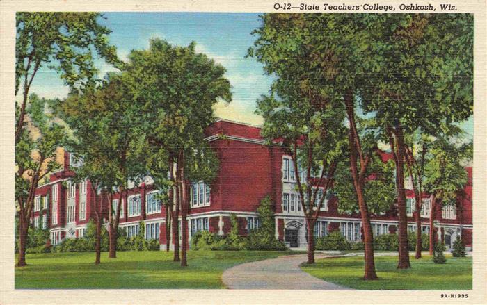 Oshkosh Wisconsin USA State Teachers' College Illustration
