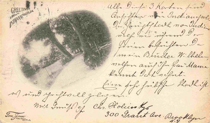 Indianapolis Indiana USA Path along canal