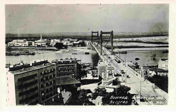 Beograd Belgrad Serbija Panorama Bruecke