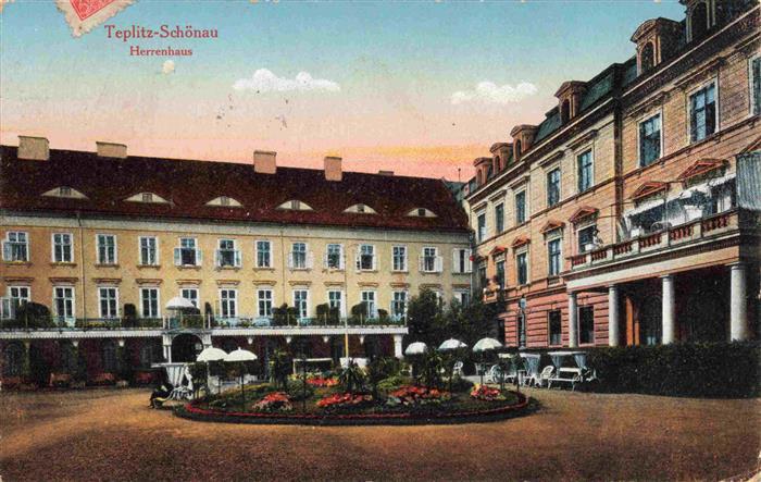 Teplitz -Schoenau TEPLICE CZ Herrenhaus