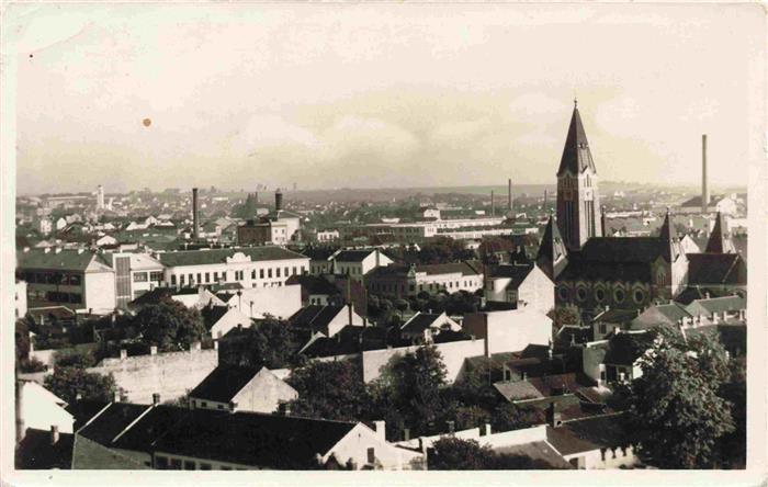 Husovice BRNO Bruenn CZ Stadtpanorama Ansicht mit Kirche