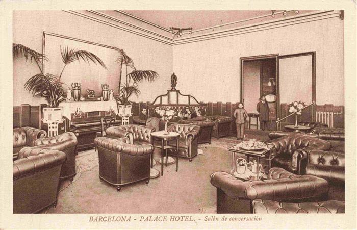 BARCELONA Cataluna ES Palace Hotel Salón de conversación