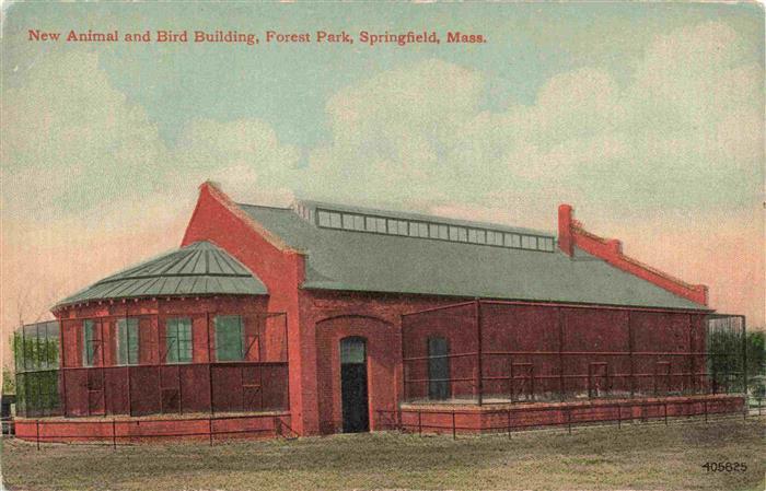 Springfield Massachusetts USA New Animal and Bird Building Forest Park