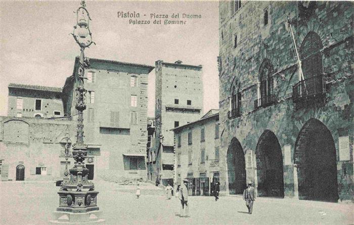 Pistoia Toscana IT Piazza del Duomo Palazzo del Comune