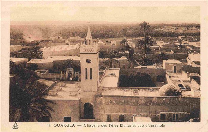 Ouargla Algerie Chapelle des Pères Blancs et vue d'ensemble