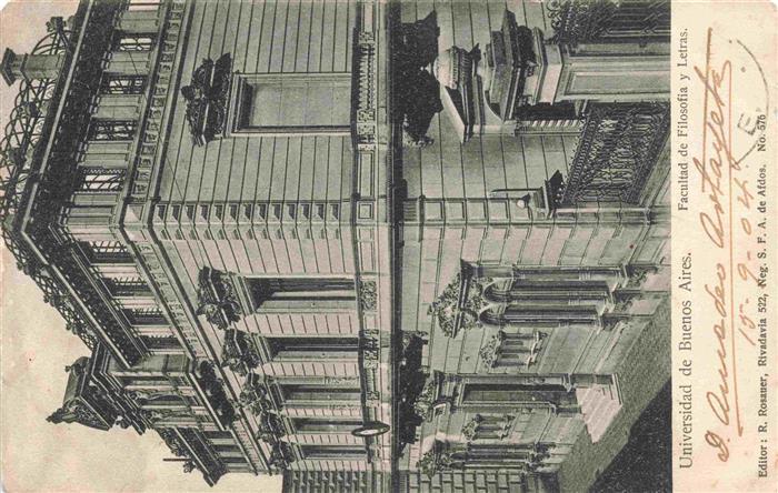 Buenos Aires Argentina Universidad Facultad de Filosofia y Letras