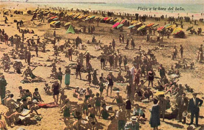 Buenos Aires Argentina Playa a la hora del bano