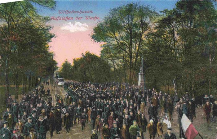 Wilhelmshaven  CITY Aufziehen der Wache